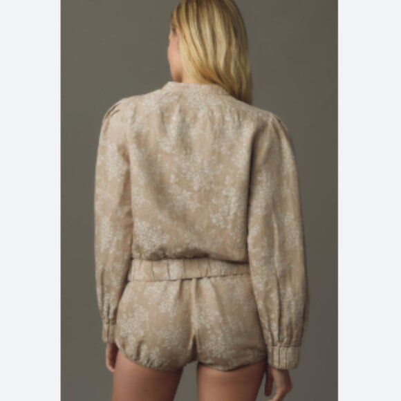 Brand New by Anthropologie Floral Jacquard Bomber Jacket - Picture 2 of 10